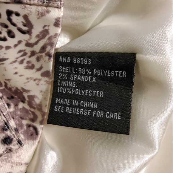 Pamel McCoy Size L Animal Print Jacket - Picture 10 of 11